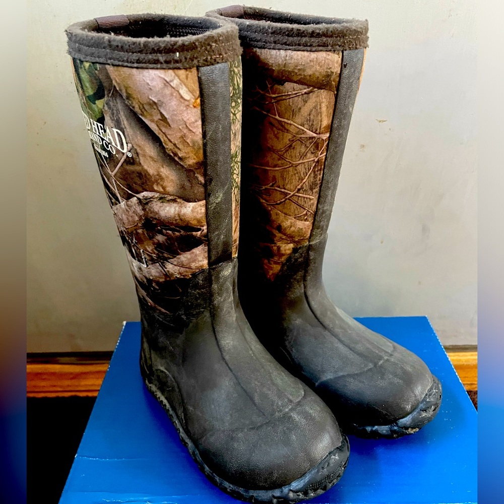 Kids Redhead Rubber/Mud Boots - Size 12